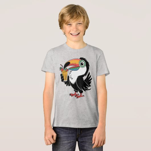 かわいいトゥーカン トライブレンドTシャツ (正面全面)