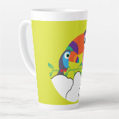 かわいいトゥーカン | Love Toucans | おもしろい Birds Mug Servi カフェラテマグ (左アングル)