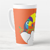 かわいいトゥーカン | Love Toucans | おもしろい Birds Mug Servi カフェラテマグ (左アングル)