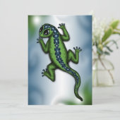 かわいいトカゲの招待 招待状 (スタンド正面)