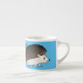 かわいいトカゲの漫画のイラストレーション エスプレッソカップ (右)