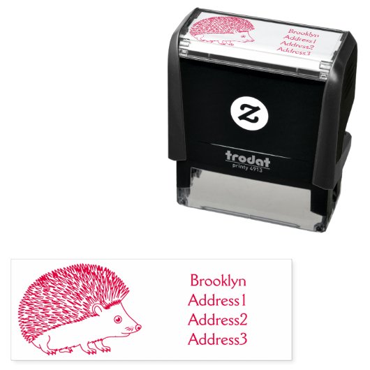 かわいいトカゲの漫画のイラストレーション セルフインキングスタンプ (インサイチュ)