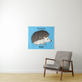 かわいいトカゲの漫画のイラストレーション タペストリー (インサイチュ(横))