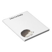 かわいいトカゲの漫画のイラストレーション ノートパッド (アングル)