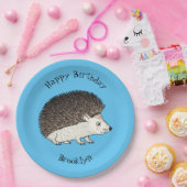 かわいいトカゲの漫画のイラストレーション ペーパープレート (パーティー)