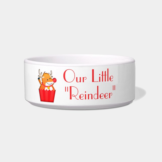 かわいいトナカイのおわん ボウル (正面)