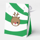 かわいいトナカイのギフト特典ボックス フェイバーボックス (裏面サイド)