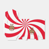 かわいいトナカイのギフト特典ボックス フェイバーボックス (折り畳みなし)