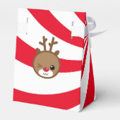 かわいいトナカイのギフト特典ボックス フェイバーボックス (裏面サイド)