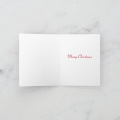 かわいいトナカイのクリスマスカード シーズンカード (内部)