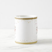 かわいいトナカイのクリスマスキッズホットチョコレートマグ コーヒーマグカップ (中央)