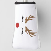 かわいいトナカイのクリスマスゴルフギフトデザイン ゴルフヘッドカバー (回転90)