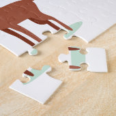 かわいいトナカイのクリスマスパズル ジグソーパズル (側面)