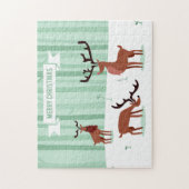 かわいいトナカイのクリスマスパズル ジグソーパズル (縦)