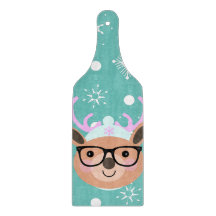 かわいいトナカイのクリスマスパーティースカーフハットグラス