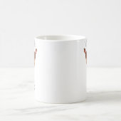 かわいいトナカイのクリスマスライトマグ コーヒーマグカップ (中央)