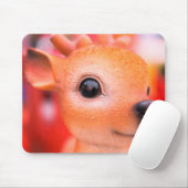 かわいいトナカイのクリスマス マウスパッド (マウス)