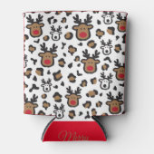 かわいいトナカイのクリスマス 缶クーラー (正面)