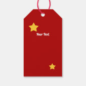 かわいいトナカイのメリークリスマス ギフトタグ (裏面)