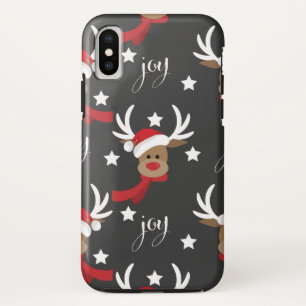 かわいいトナカイの喜び iPhone X ケース