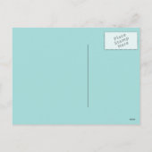 かわいいトナカイの子どもメリークリスマスグリーティング シーズンポストカード (裏面)