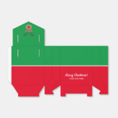 かわいいトナカイの漫画カスタムのバルククリスマスパーティー フェイバーボックス (折り畳みなし)