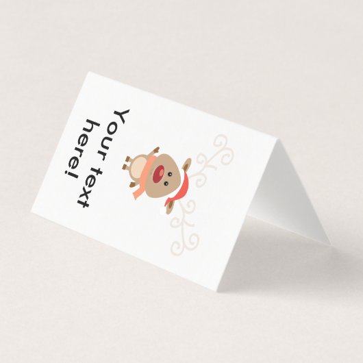 かわいいトナカイの漫画 (正面)