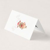 かわいいトナカイの漫画 (裏面)