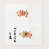 かわいいトナカイの漫画 (外部フラット)