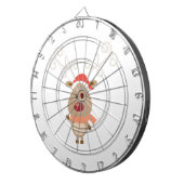 かわいいトナカイの漫画 ダーツボード (正面右)