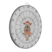 かわいいトナカイの漫画 ダーツボード (正面左)