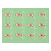 かわいいトナカイの漫画 テーブルクロス (正面(横))