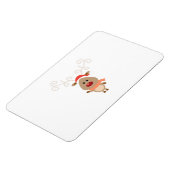 かわいいトナカイの漫画 マグネット (左側)