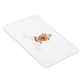 かわいいトナカイの漫画 マグネット (右側)