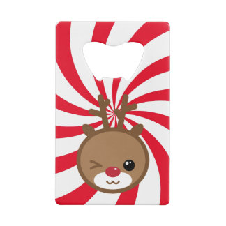 かわいいトナカイボトルオープナー クレジットカード栓抜き