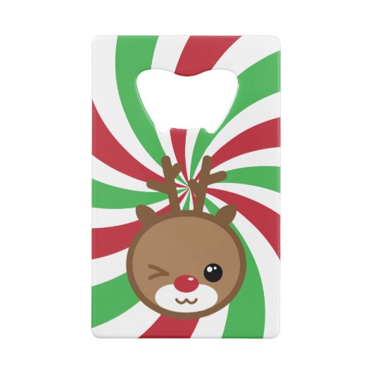 かわいいトナカイボトルオープナー クレジットカード栓抜き (裏面)