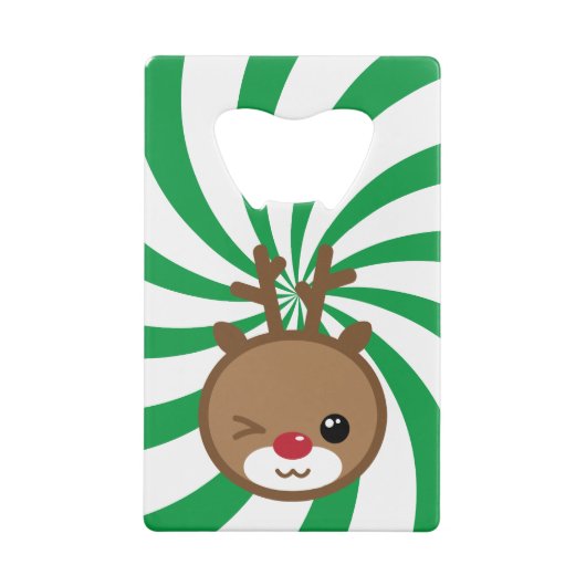 かわいいトナカイボトルオープナー クレジットカード栓抜き (裏面)