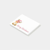 かわいいトナカイ格言メリークリスマス ポストイット (アングル)