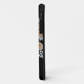 かわいいトナカイ漫画クリスマスおもしろい白黒 Case-Mate iPhoneケース (裏面/左)