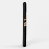 かわいいトナカイ漫画クリスマスおもしろい白黒 Case-Mate iPhoneケース (裏面/右)