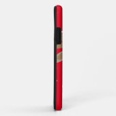 かわいいトナカイ漫画クリスマスおもしろい赤白 Case-Mate iPhoneケース (裏面/右)