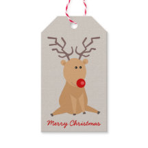 かわいいトナカイ素朴クリスマスプレゼントラベル