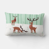 かわいいトナカイ装飾用クッション ランバークッション (裏面)