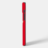 かわいいトナカイ赤背景クリスマステーマ Case-Mate iPhoneケース (裏面 / 左)
