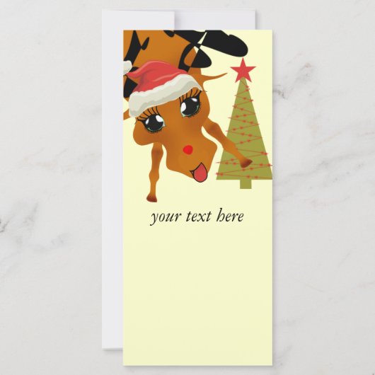 かわいいトナカイ (裏面)