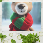 かわいいトナカイ キッチンタオル (折り畳み)