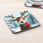 かわいいトナカイ コースター (左側)