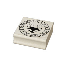 かわいいトナカイ&スノーフレーク北極エアメール