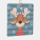 かわいいトナカイ セラミックオーナメント (右)