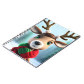 かわいいトナカイ ノートブック (左側)